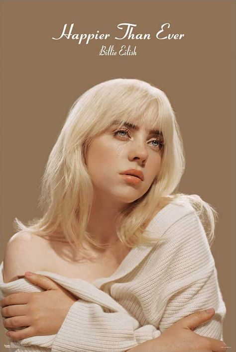 Happier Than Ever, Billie Eilish, Piano, Blonde, Songs, Hair