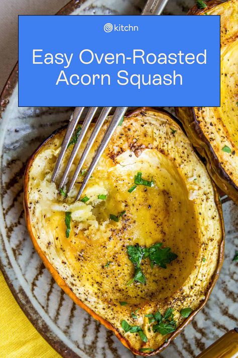 Baking Acorn Squash Oven, Cook Acorn Squash In Oven, Acorn Squash In Oven, Cook Acorn Squash, Squash In Oven, Acorn Squash Recipe, Cook Home, Vegetable Salads, Acorn Squash Recipes