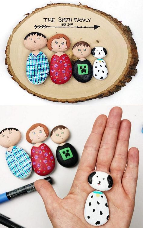 15 best painted rock ideas: creative arts & crafts for kids & family. DIY home garden decorations & gifts by painting beautiful designs on stones & pebbles! – A Piece of Rainbow #diy #homedecor #homedecorideas diy home decor, #crafts #crafting #bohemian bohemian decor, #bohochic #boho #bohostyle #art #artsandcrafts #painting #drawing #illustration Rainbow Photos, Garden Decor Crafts, Rainbow Diy, Diy Home Garden, Fun Christmas Crafts, Diy Home Decor Crafts, Painted Rock Ideas, Mom's Birthday, Creative Arts And Crafts