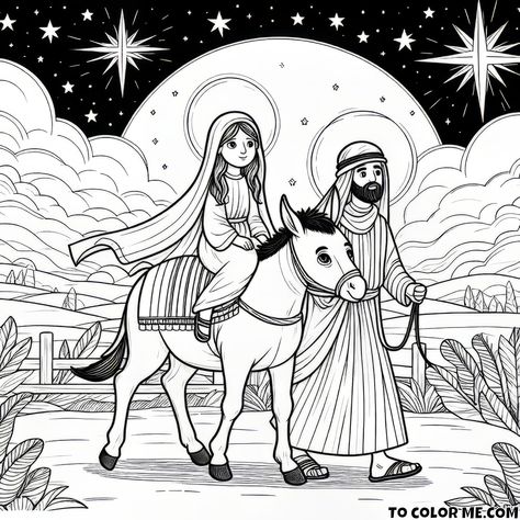 Journey To Bethlehem Activities, Journey To Bethlehem, Liturgical Seasons, Catholic Education, Mary And Joseph, Bible Coloring Pages, Faith Formation, Bible Pictures, Bible Lessons For Kids