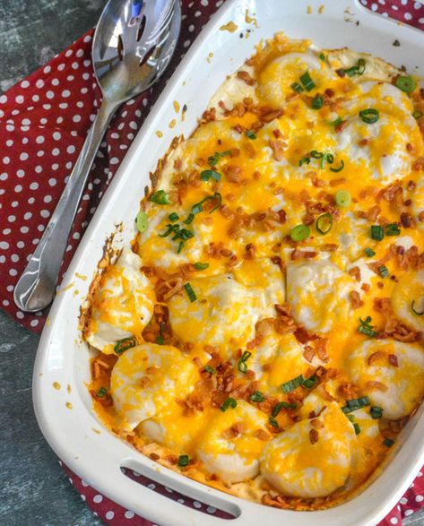 Perogi Casserole, Pierogi Bake, Perogie Casserole, Potato Pierogi, Pierogi Casserole, Perogies Recipe, Pierogi Recipe, Bacon Ranch, Ranch Seasoning