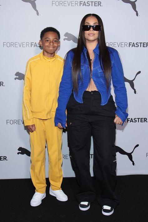 Lauren London's Kids Lauren London Outfits, Lauren London Style, Comfort Outfits, Lauren London Nipsey Hussle, Coach Outfits, Puma Fashion, London Kids, Great Relationship, Lauren London