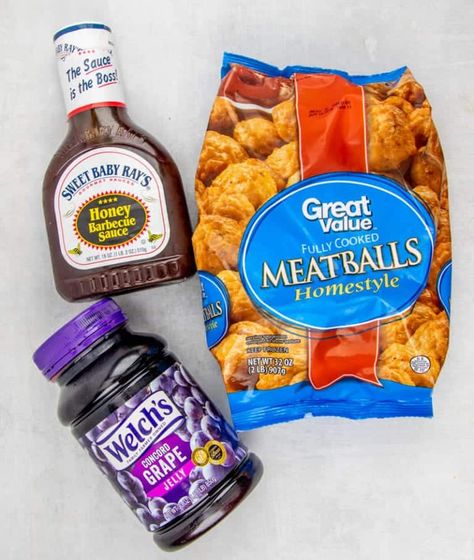 Grape Jelly Bbq Sauce, Jelly Meatballs Crockpot, Meatballs Grape Jelly, Appetizers Meatballs, Bbq Meatballs Crockpot, Bbq Grape Jelly Meatballs, Party Food Meatballs, Jelly Meatball Recipe, Meat Sauces