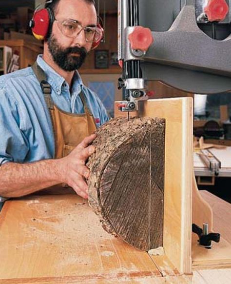 Bandsaw Resawing | Popular Woodworking Magazine Woodworking Bandsaw, Woodwork Ideas, Woodworking School, Wood Crafting Tools, Woodworking Magazine, Learn Woodworking, Diy Holz, Popular Woodworking, Woodworking Jigs