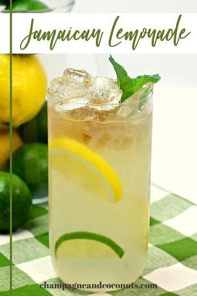 This easy homemade Jamaican Lemonade is a delicious thirst quencher. Made with both lemons and limes, this vodka lemonade is perfect on a hot day. Some even call it limeade! #vodkalemonade #lemonade #limeade #vodkacocktails #lemondrinks #lemonlime Jamaican Lemonade, Kool Aid Flavors, Lemonade Cocktail Recipe, Whiskey Lemonade, How To Make Lemonade, Cocktail Party Drinks, Vampire Bite, Vodka Mixes, Lime Lemonade