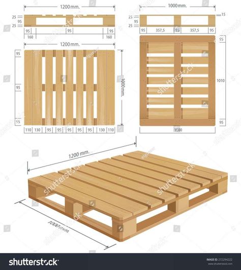 Pallet Dimensions, Wooden Pallet Beds, Wood Pallet Beds, Pallet Bed Frames, Beautiful Bed Designs, Pallet Bed Frame, Easy Woodworking Ideas, Diy Pallet Bed, Pallet Furniture Designs