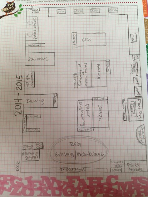 TAB Classroom layout Art Room Layout, Tab Organization, Art Classroom Layout, Tab Classroom, Makerspace Elementary, Tab Art, Art Classroom Organization, Art Classroom Management, Art Centers