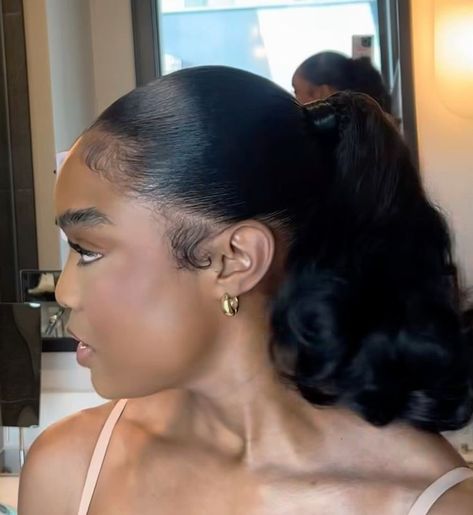 4c Natural Hairstyles Short, Wig Inspiration, Really Curly Hair, Sleek Ponytail Hairstyles, Black Ponytail Hairstyles, Quick Weave Hairstyles, Blowout Hair, Hair Laid, Ponytail Styles