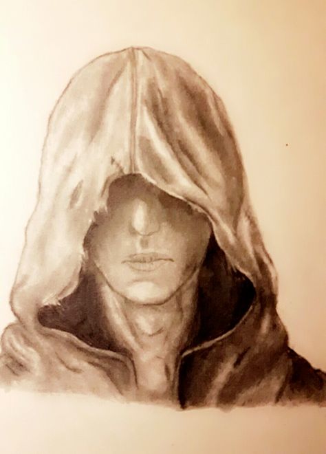 Hooded Drawing Reference, Woman With Hood Drawing, Hooded Figure Drawing Reference, Hooded Man Drawing, Hood Drawings Reference, Hooded Figure Fantasy Art, Hood Art Reference, Hooded Person Drawing, Hooded Man Art