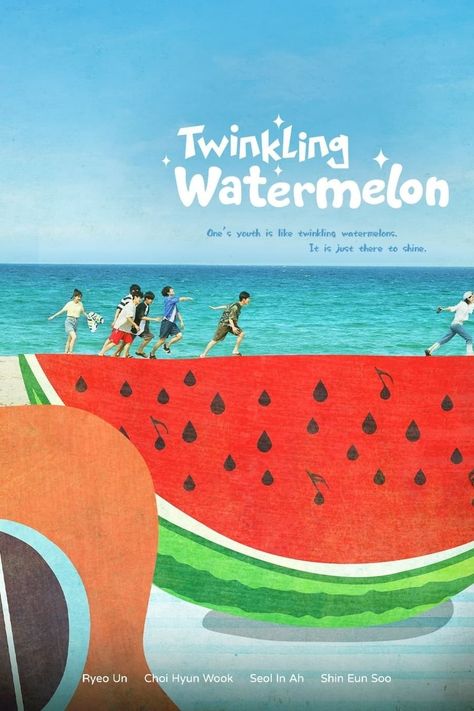 Viva La Vida Twinkling Watermelon, Twinkling Watermelon Poster, Kdrama Prints, Twinkling Watermelon Wallpaper, Twinkling Watermelon Kdrama, Watermelon Illustration, Twinkling Watermelon, Watermelon Wallpaper, Kdrama Wallpaper