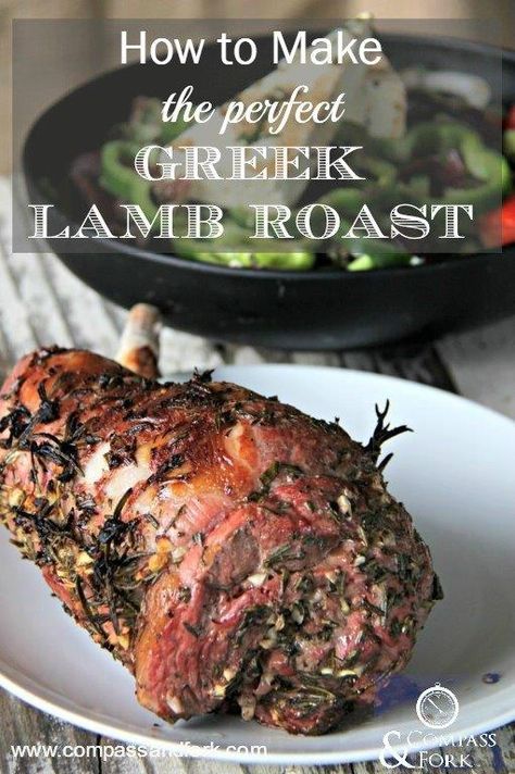 Greek Lamb Recipes, Lamb Roast Recipe, Greek Lamb, Lamb Dinner, Marinated Lamb, Spit Roast, Lamb Recipe, Lamb Dishes, Grilled Lamb