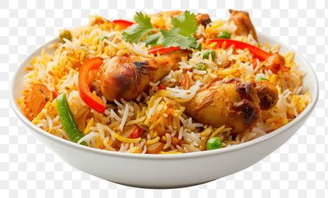 Indian Chicken Biryani, Fried Rice And Chicken, Indian Noodles, Rice Png, Biryani Food, Rice And Chicken, Food Rice, Rice White, Indian Chicken