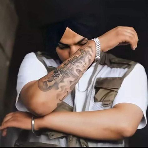 Sidhu Moosewala Tattoo, Sidhu Moose Wala Tattoo, Moosewala Tattoo, Cute Disney Quotes, New Hd Pic, Meldi Ma Hd Photo, Nimrat Khaira, Sidhu Moose Wala, Sidhu Moosewala