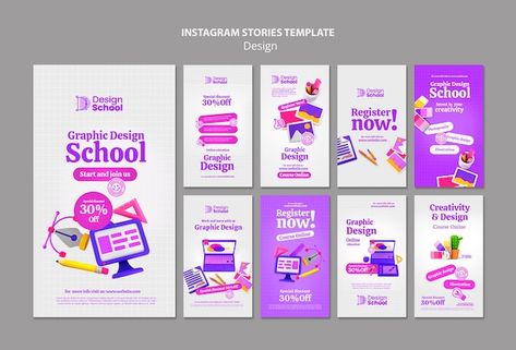 Graphic design template design | Free Psd #Freepik #freepsd #story-set #instagram-story-design #instagram-story #instagram-story-template Ig Story Graphic Design, Insta Story Design, Ig Story Design, Front Page Design, Story Design, Feed Ig, Workshop Design, Education Design, Digital Agency