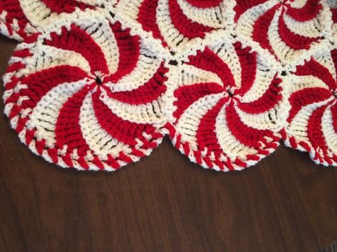 Swirl Crochet, Christmas Afghan, Throw Crochet, Only Video, Peppermint Christmas, Vintage Crochet Pattern, Afghan Pattern, Christmas Crochet Patterns, Crochet Throw