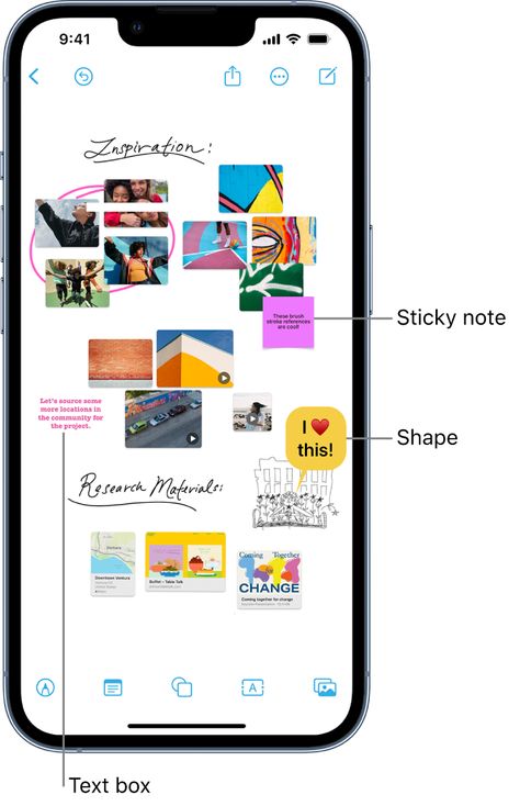 Apple Support, Create A Board, Sticky Notes, Let It Be, Iphone