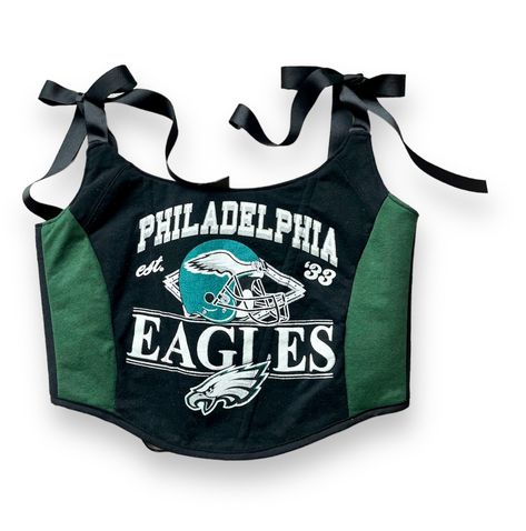 Philadelphia Eagles Bustier for Women Eagles Football Corset Top Cute Eagles Football Shirt for Women NFL Bustier Top by byChandp on Etsy Eagles Football Outfit Women, Eagles Merch, Eagles Game Day Outfit, Eagles Football Team, Eagles Gear, Eagles Game, Philly Eagles, Philadelphia Eagles Football, Eagles Football