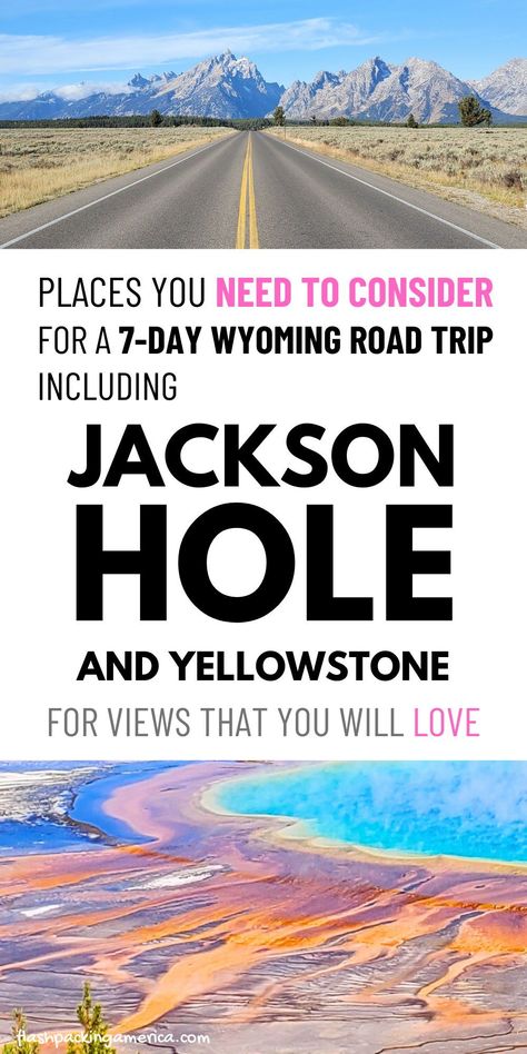 Wyoming Itinerary, Wyoming Road Trip, Wyoming Jackson Hole, Wyoming Hiking, Montana Trip, One Week Itinerary, Wyoming Mountains, Boston Vacation, Wyoming Vacation