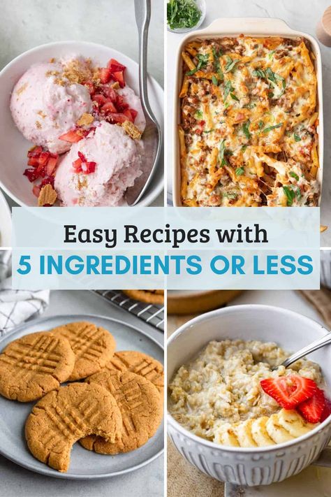 5 Ingredient Or Less Recipes, Vegeterian Recipes, 5 Ingredients Or Less, Simple Family Meals, Cheap Meal, 5 Ingredient Recipes, Favorite Recipes Dinner, Cheap Dinner Recipes, Healthier Food