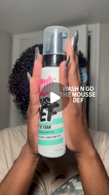 Michal C. | Content Creator on Instagram: "My favorite. I always love the results this mousse gives my curls.   Mousse def a W.   Product @ilovethedoux the mousse def   #washngo #ilovethedoux #curls #definedcurls #washandgo #hairmousse #naturalhair" Moose Curls Hair, Best Curling Products For Natural Hair, Mousse On 4c Hair, Moose For Curly Hair Natural Curls, Curling Mousse For Natural Hair, Doux Mousse On 4c Hair, The Doux Mousse Twist Out, Doux Hair Products, Middle Part Wash And Go Natural Hair