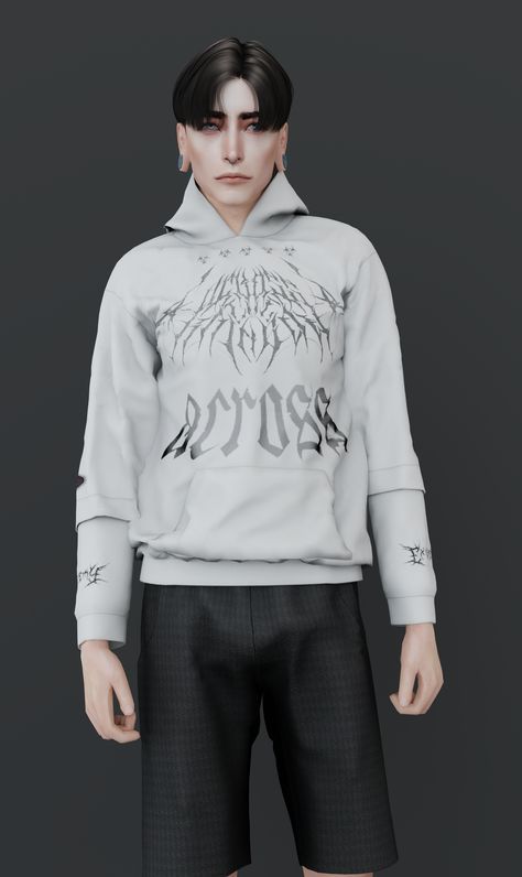 Sims 4 Male Clothes Patreon, Sims 4 Male Clothes, Cc Clothes, Free Content, Cc Sims, Sims 4 Cc, Maxis Match, Pink Hoodie, Sims Cc