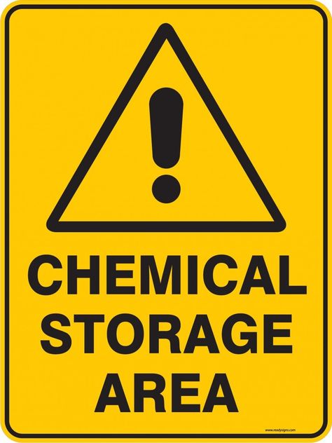 Storage sign https://www.flicklearning.com/courses/health-and-safety/coshh-training Safety Signage In Workplace, Workplace Safety Slogans, Lab Safety Poster, Safety Signs And Symbols, Science Lab Decorations, Chemical Storage, Safety Quotes, Safety Signage, Health And Safety Poster