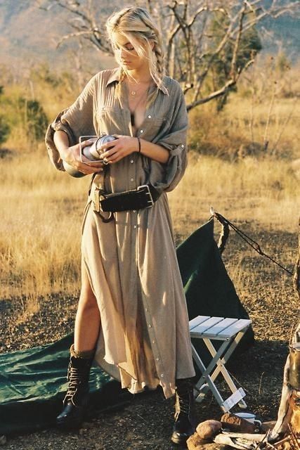 Bohemian style Moda Safari, Safari Look, Safari Outfit, Safari Outfits, Rok Outfit, Stile Boho Chic, Moda Hippie, Look Boho Chic, Safari Chic