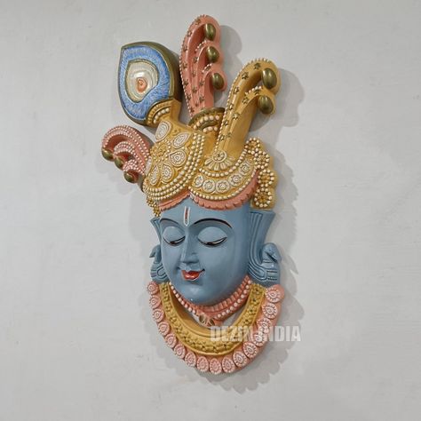 Shrinathji Mukharvind, Wall Mural, Wall Murals, Mockup, Mural, India, Wall, On Instagram, Quick Saves