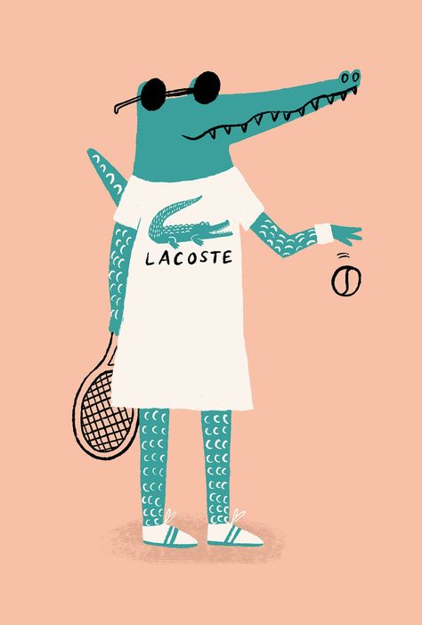 Tennis Art, Logo B, 캐릭터 드로잉, South London, The Funny, Arte Pop, Wimbledon, Badminton, Children Illustration