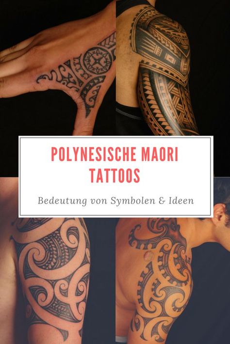 Polynesische Maori Tattoos sind sehr komplexe Motive, die von uralten Kulturen und Traditionen entstanden sind und wachsender Beliebtheit erfreuen. Gibt es einen Unterschied zwischen Maori und polynesische Tattoos? Polynesien ist die geografische Region Ozeaniens zwischen Neuseeland, Hawaii und der Osterinsel. Jede dieser Kulturen hat ihre einzigartigen Muster, die eine eigene Bedeutung haben. Heute werden wir Ihnen über die häufigsten polynesischen Muster erzählen. Koru Tattoo, Maori Tattoo Arm, Maori Tattoo Frau, Daniel Tattoo, Symbole Tattoo, Ancient Hawaii, Polynesian Patterns, Hawaii Tattoos, Maori Tattoos