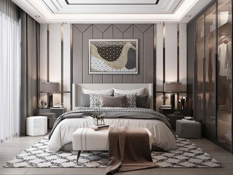 Bedrooms Aesthetic, Model Bedroom, Modern Style Bedroom, Bedroom Interior Design Luxury, Beautiful Bed, Modern Luxury Bedroom, Luxury Bedroom Design, Bedroom Deco, Luxury Bedroom Master