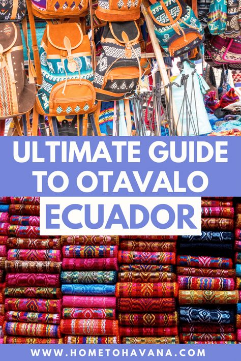 Otavalo Ecuador Market Otavalo Market, Otavalo Ecuador, South America Destinations, Ecuador Travel, Budget Friendly Travel, Central America Travel, South America Travel, Beer Garden, Quito