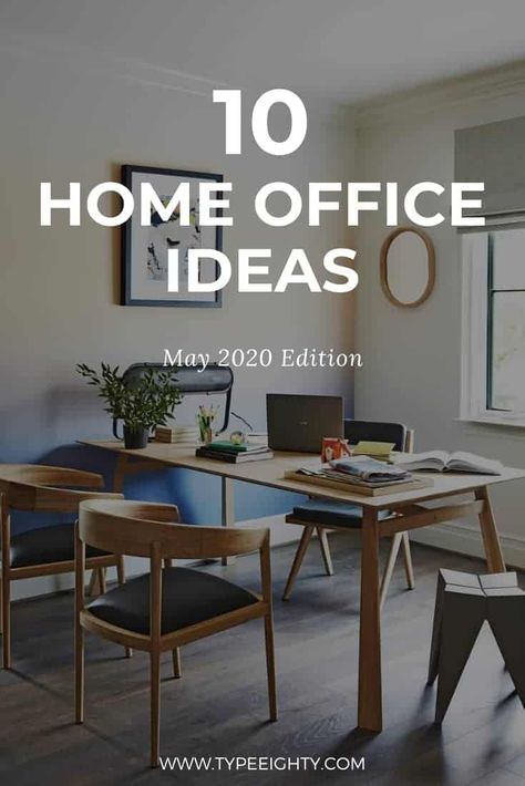 You've probably spent the last couple of months working from home due to the pandemic.    Earlier this week, Facebook announced that it will permanently swift tens of thousands of jobs to remote work.    Here are 10 home office ideas to help you set up the right working environment to maintain and improve your productivity level. #homeoffice #productivity via @typeeighty Small Office Ideas For Men, Men’s Home Office, Wfh Office, Setup Inspiration, Industrial Home Offices, Work Office Decor, Small Space Office, New York Homes, Online Jobs From Home