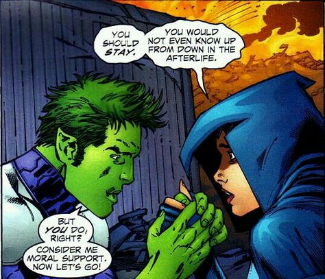 Bbrae Comics, Superhero Couples, Raven And Beast Boy, Garfield Logan, Raven Comics, Raven Pictures, New Teen Titans, The New Teen Titans, Rachel Roth