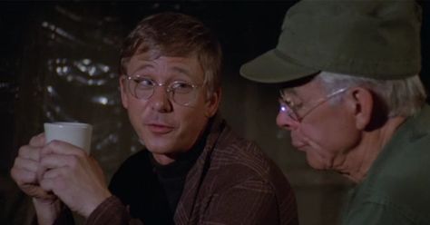 William Christopher would read classic poetry in its original Greek while he was on the set of M*A*S*H Ghostbusters Symbol, Father Mulcahy, Gary Burghoff, Greek Poetry, William Christopher, Classic Poetry, Shades Of Meaning, Lorne Greene, New Star Trek