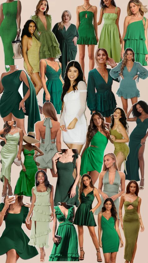 Outfits Nyc, Bachelorette Party Outfit, Nashville Bachelorette, Nashville Outfits, Bachelorette Outfits, Bachelorette Party Themes, Green Theme, Bach Party, Dress Inspo