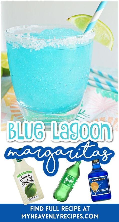 Simple Summer Mixed Drinks, Memorial Day Margarita, Blue Frozen Margarita, July 4th Margarita, Summer Margarita Recipes Easy, Blue Frozen Alcoholic Drinks, Blue Margarita Recipe Curacao, Blue Coconut Margarita, Mixed Drinks Recipes Easy