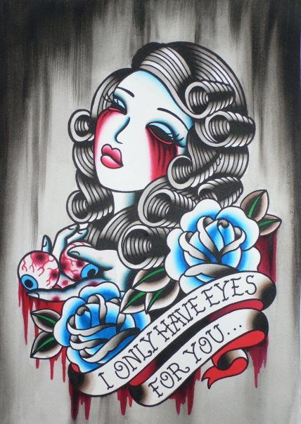 @Maria Elizabeth Drawing Roses, Womans Face, Traditional Style Tattoo, Geniale Tattoos, Ink Inspiration, Style Tattoo, Sailor Jerry, Traditional Tattoos, Desenho Tattoo