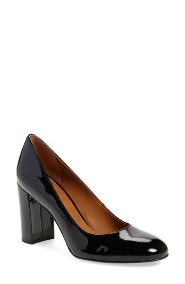 SARTO By Franco Sarto SARTO by Franco Sarto 'Aziza' Block Heel Pump (Women) available at #Nordstrom Black Block Heel Pumps, 2022 Shoes, Nice Heels, Work Shoes Women, Outfits 2016, Nordstrom Sale, Mid Heels Pumps, Funky Shoes, Gorgeous Heels