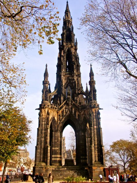 Sir Walter Scott Memorial - Edinburgh, Scotland © Zoe Hughes Sir Walter Scott, Uk Trip, Walter Scott, Landscape Inspiration, The Bucket List, Beauty Of The World, Edinburgh Scotland, Uk Travel, Places Around The World