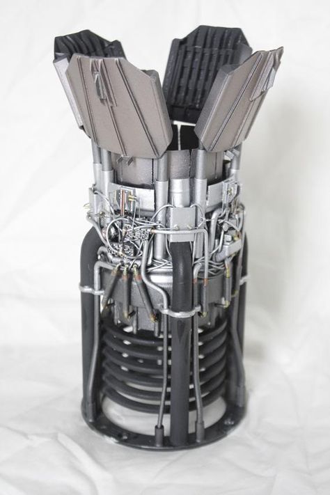 the RPF Rocket Engine Design, Rocket Thruster, Spaceship Craft, Hard Surface Modeling, Rocket Engine, Mk 1, Sci Fi Models, Spaceship Art, Spaceship Concept