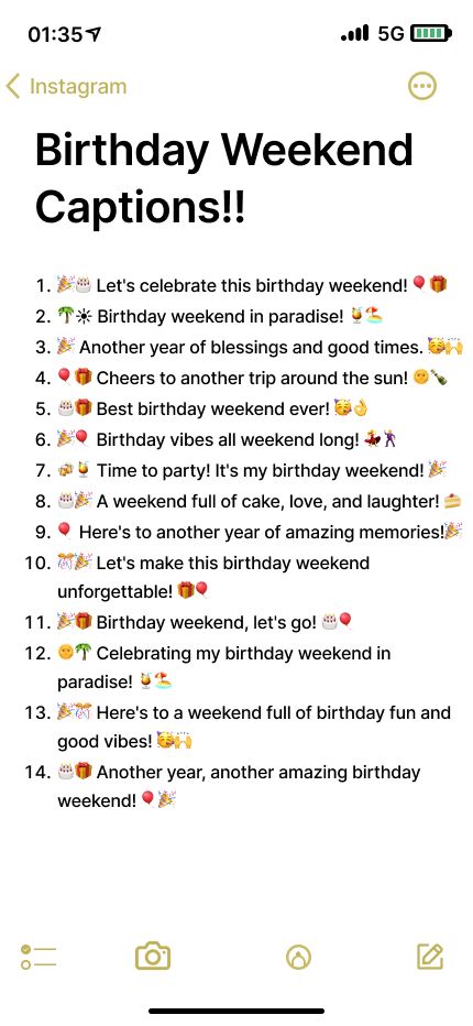 Captions For Self Birthday Post, Birthday Weekend Captions, Birthday Dinner Captions, Birthday Weekend Quotes, Birthday Celebration Caption, 14th Birthday Captions, Birthday Captions For Myself, Ig Hacks, Korean Friends