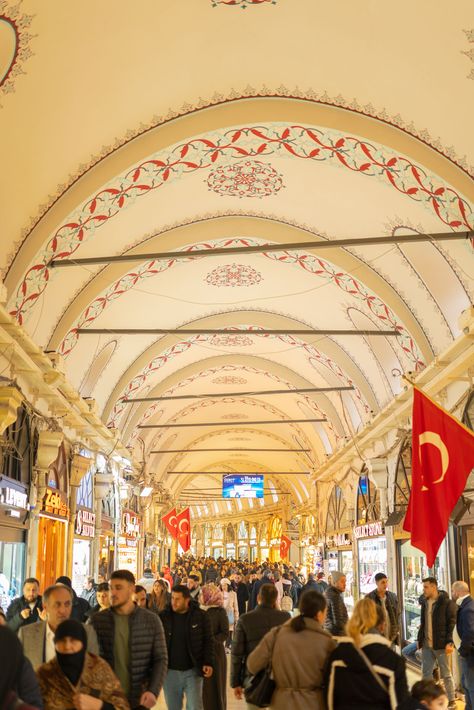 The Grand Bazaar, located in Istanbul, Turkey, is one of the largest and oldest covered markets in the world. Dating back to the 15th century, the bazaar has been a hub of commerce and trade for centuries and remains a popular tourist destination today. The Grand Bazaar boasts over 60 streets and 5,000 shops, selling everything from Turkish ceramics, textiles, and jewelry to spices, carpets, and antiques. Grand Bazaar Istanbul, Grand Bazaar, Turkish Delight, Dried Fruits, Istanbul Turkey, Cultural Heritage, Tourist Destinations, 17th Century, Nuts