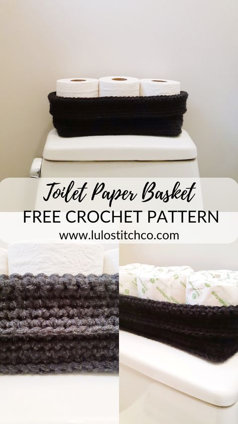 Toilet Paper Basket Toilet Paper Basket, Paper Basket Weaving, Crochet Outfits, Weaving For Kids, Basket Weaving Diy, Crochet Basket Pattern Free, Crochet Storage Baskets, Crochet Storage, Weaving Tutorial