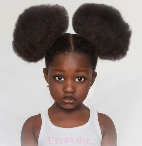 Cartoon Little Girl Natural Hair | African/ Black Children White Dolls, White Culture: Internalized ... Natural Hair Pictures, Cabello Afro Natural, My Black Is Beautiful, Pelo Afro, Afro Puff, Flower Girl Hairstyles, African American Hairstyles, Afro Hair, Short Natural Hair Styles