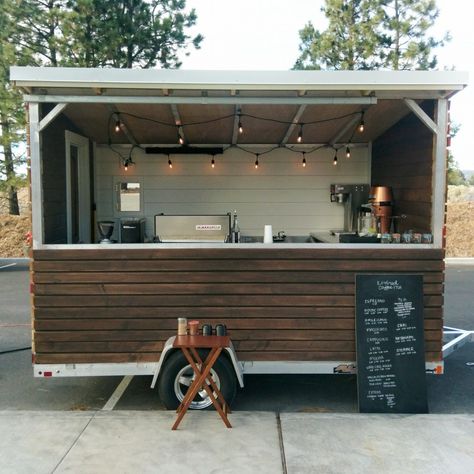 Coffee Food Cart, Elote Food Truck, Coffee Food Trailer, Commercial Coffee Cart, Coffee Shop Cart, Food Carts Ideas, Coffee Shop Truck, Coffee Truck Ideas, Food Cart Ideas