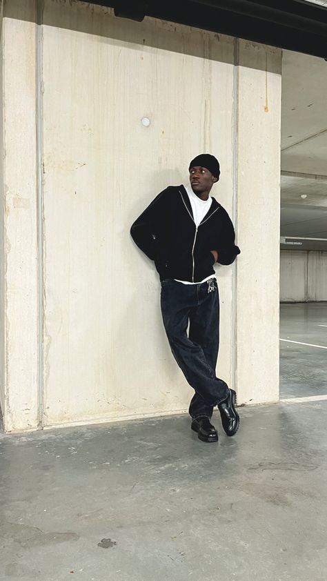 Black hoodie,hoodie,jeans,beanie,loafers,outfit,inspo,fashion,inspo,parking lot,blackfit,zip up hoodie,black washed jeans, black beanie,fit check,shirt,white tee,keys Black Zipper Hoodie Outfit Men, Beenie Outfit, Zip Up Hoodie Outfit Men, Black Zip Up Hoodie Outfit, White Beanie Outfit, Zip Hoodie Outfit, Black Washed Jeans, Loafers Men Outfit, Hoodie Outfit Men