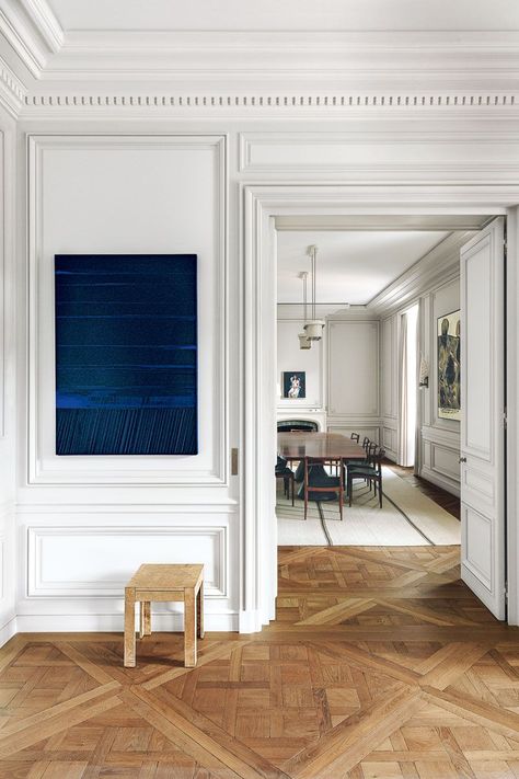 Inside Nathan Litera’s Transformation of a 300-Year-Old Belgian Château - Galerie Minimalist Artist, French Mirror, Pierre Jeanneret, Marble Side Tables, Minimalist Painting, Modern Abstract Painting, New Classic, American Design, French Design