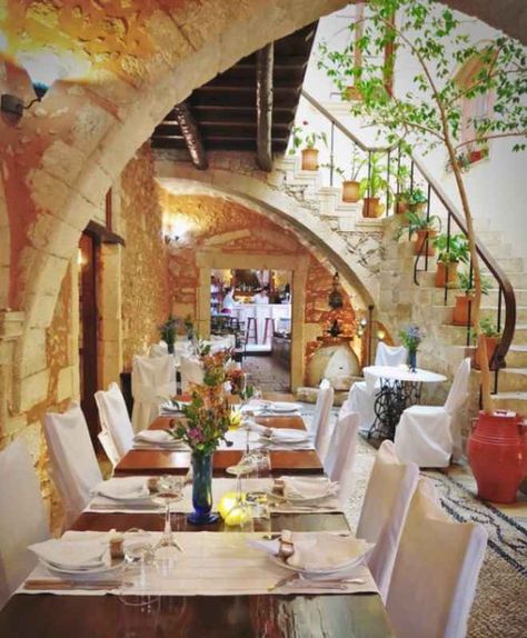 21 of the Best Restaurants in Rethymnon for a Great Dining Experience in Crete | The Tiny Book Crete Greece Rethymnon, Crete Restaurants, Crete Rethymnon, Old Town Restaurant, Creta Greece, Dope Captions, Chania Crete Greece, Rethymno Crete, Crete Holiday