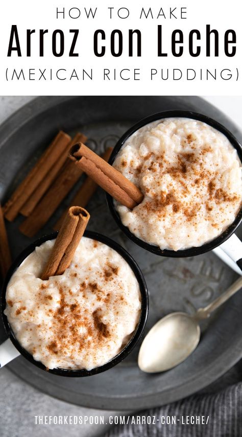 Mexican Rice Pudding, Indian Rice Pudding, Rice Desserts, Recipe Mexican, Kheer Recipe, Holiday Favorite Recipes, Mexican Rice, Mexican Dessert, Rice Milk